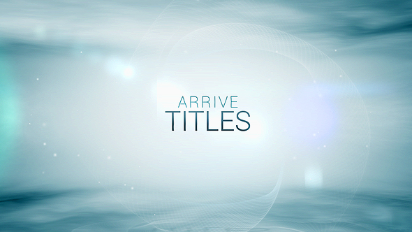 VideoHive Arrive Titles: Lights and Lines 18424710