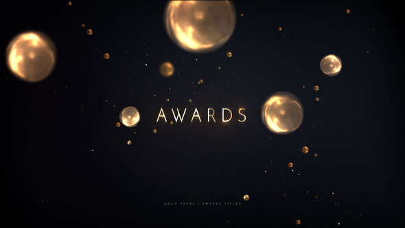 VideoHive Awards Titles | Gold Pearls 24391604