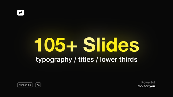 VideoHive Basic Typography Pack 39221147