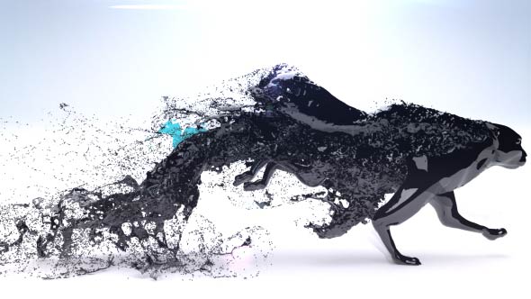 VideoHive Black Trails Logo Reveal 17229472