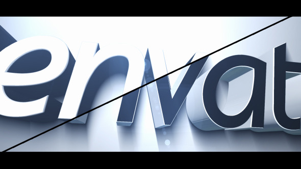 VideoHive Black & White 3D Logo Reveal 5170468