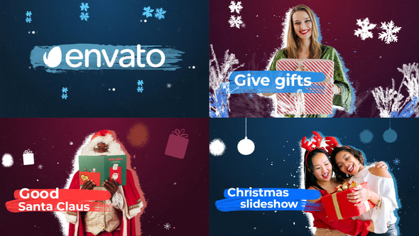 VideoHive Brush Christmas Slideshow || FCPX 35291027