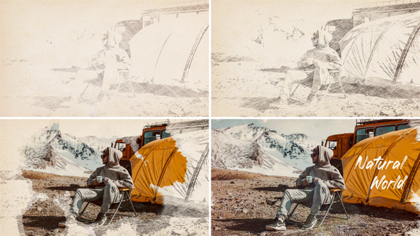 VideoHive Brush Ink Slideshow 38837248