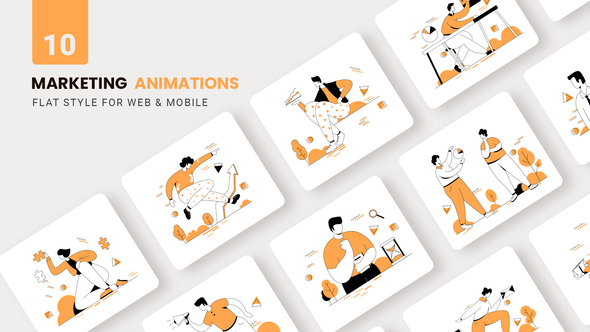 VideoHive Business Maketing Animations - Flat Concept 38881518