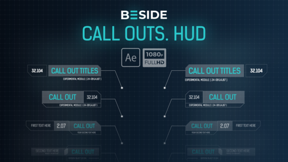VideoHive Call Outs HUD | AE 23163543