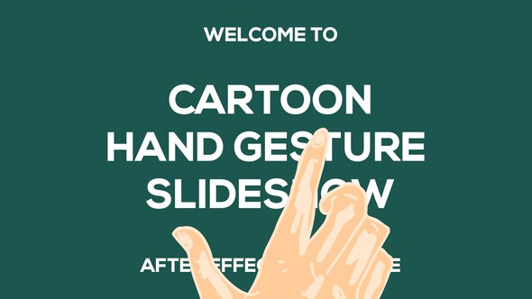VideoHive Cartoon Hand Gesture Slideshow 32281508