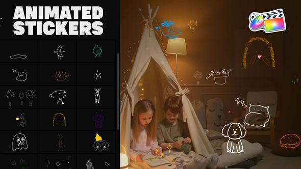 VideoHive Cartoon Lyric Stroke Animations | FCPX 34439584