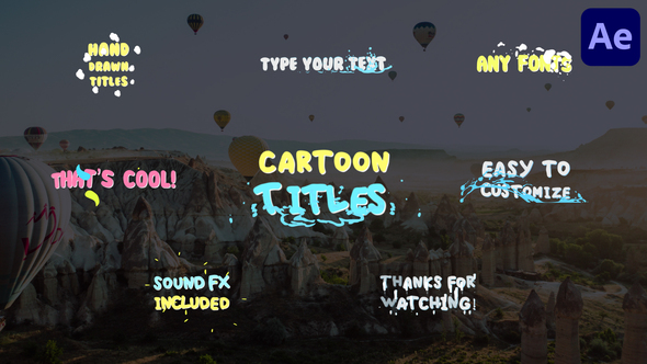 VideoHive Cartoon Titles | After Effects 29401136
