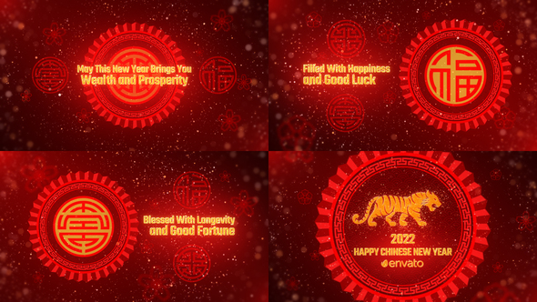VideoHive Chinese New Year Wishes 2022 30170442