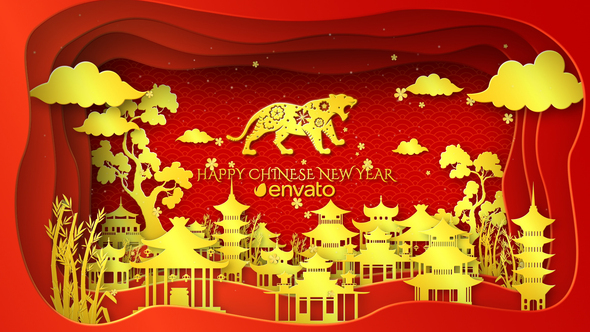 VideoHive Chinese New Year Wishes 30126914