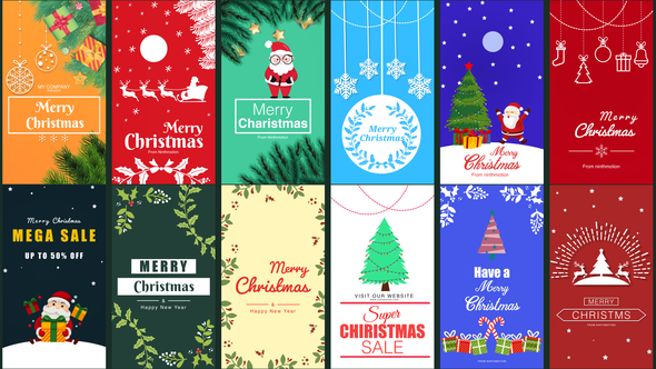 VideoHive Christmas Instagram Story Pack 25225168