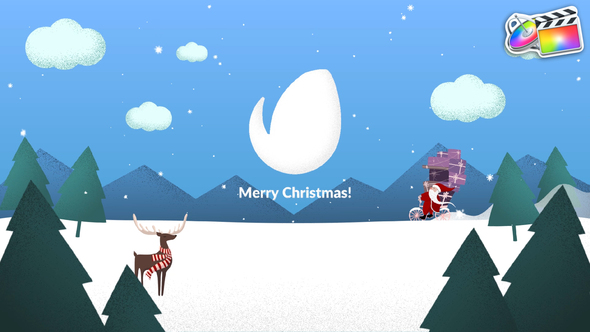 VideoHive Christmas Logo for FCPX 35249460