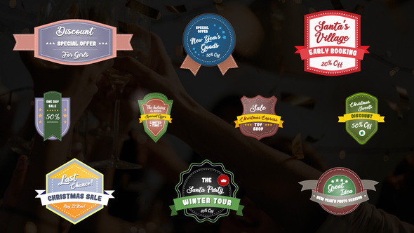VideoHive Christmas Sale Badges || FCPX 35168632