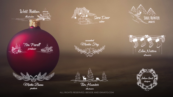 VideoHive Christmas Titles & Lower Thirds | FCPX 34867517