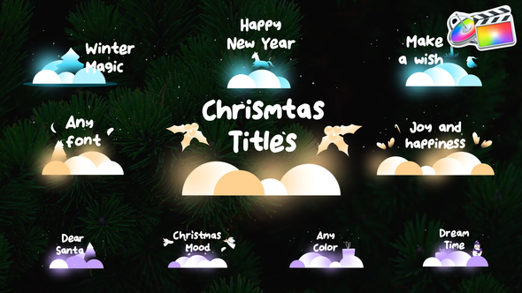 VideoHive Christmas Titles for FCPX 35391280