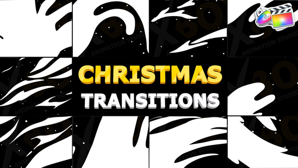 VideoHive Christmas Winter Transitions | FCPX 34884820
