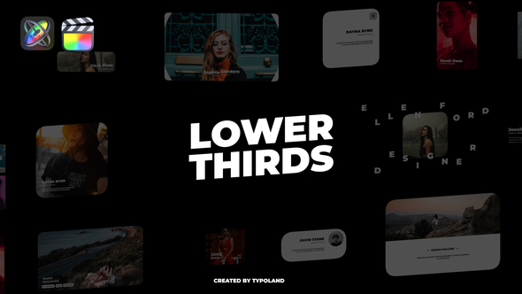 VideoHive Cinematic Lower Thirds 33059911