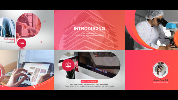 VideoHive Circle Corporate Pack 22422209
