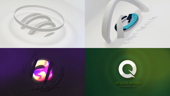 VideoHive Circular Abstract 3D Logo Reveal 38715833