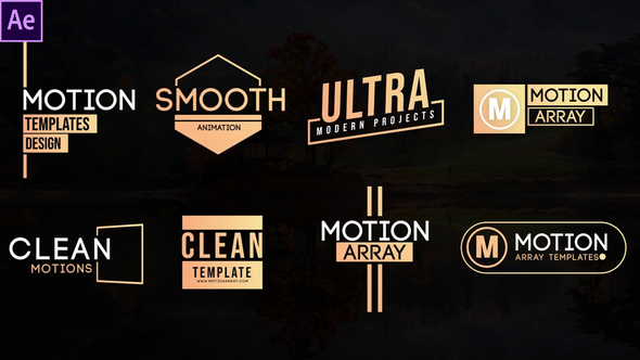 VideoHive Clean Motion Titles 33558831