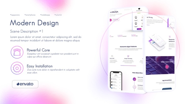 VideoHive Colorful App Presentation 28515881
