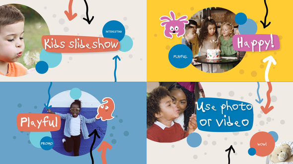 VideoHive Colorful Fun Slideshow || FCPX 34361459