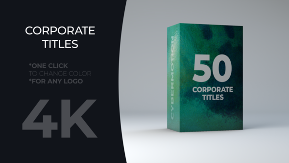 VideoHive Corporate Titles Pack 21566811