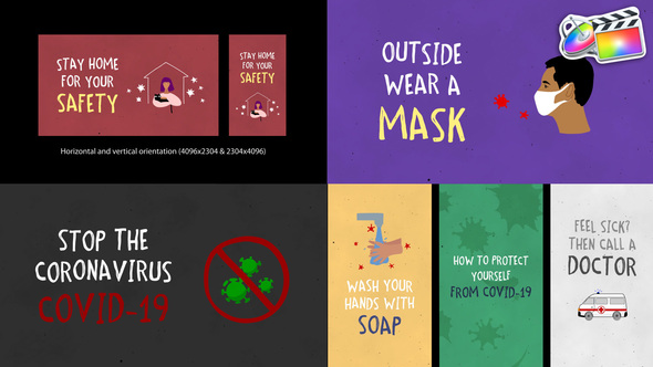 VideoHive Covid-19 Explainer Slideshow for FCPX 35706722