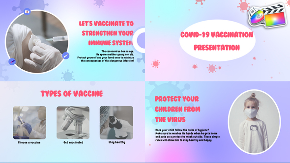 VideoHive Covid-19 Vaccination Presentation for FCPX 35493414