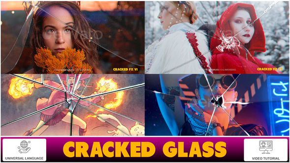 VideoHive Cracked Glass 38960220