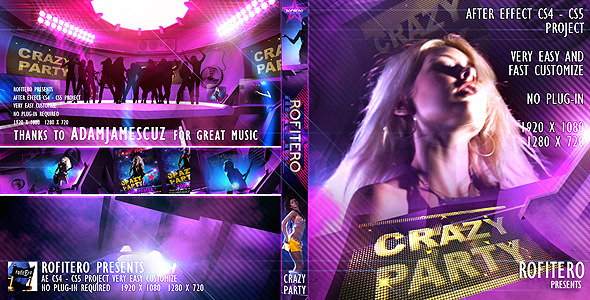VideoHive Crazy Party 1851409