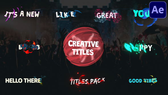VideoHive Creative Cartoon Titles | After Effects 30308159