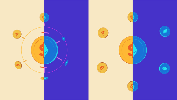 VideoHive Crypto Coin Logo Reveal 33403509