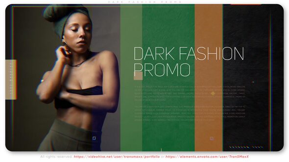 VideoHive Dark Fashion Promo 39028529