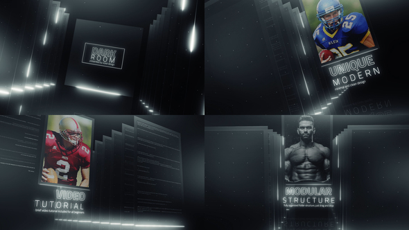 VideoHive Dark Room Sports Cinematic Titles 23201710
