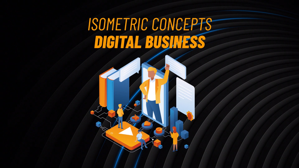 VideoHive Digital Business - Isometric Concept 31813478