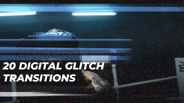 VideoHive Digital Glitch Transitions 31802776