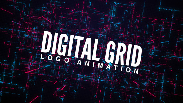 VideoHive Digital Grid Logo Animation 23146902