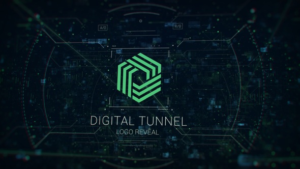 VideoHive Digital Tunnel Logo 31520428