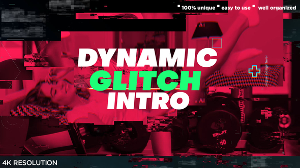 VideoHive Dynamic Glitch Powerful Intro 29574580