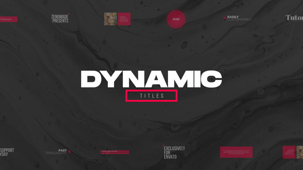 VideoHive Dynamic Titles Pack 31765502