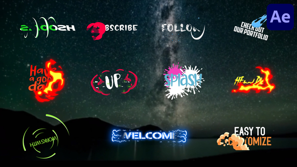 VideoHive Dynanic Cartoon Titles | After Effects 31530219