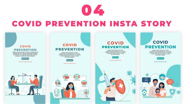 VideoHive Easy way Covid Prevention Instagram Story 38985940