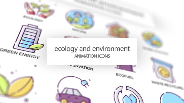 VideoHive Ecology & Environment – Animation Icons 31339482