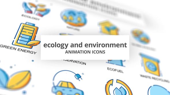 VideoHive Ecology & Environment - Animation Icons 32096529