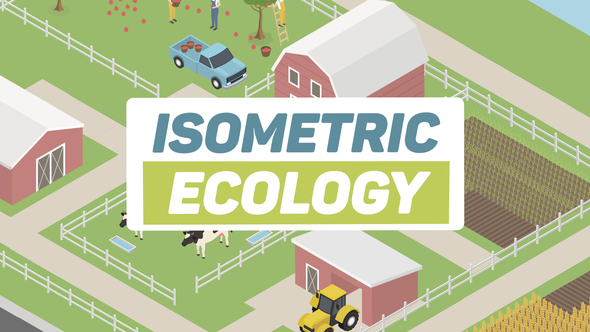 VideoHive Ecology Isometric - Green Energy 27270743