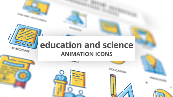 VideoHive Education & Science - Animation Icons 32096670