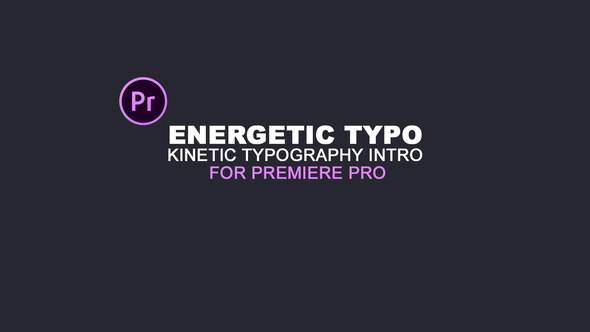 VideoHive Energetic Typo Kinetic Typography Intro | Essential Graphics | Mogrt 23154702