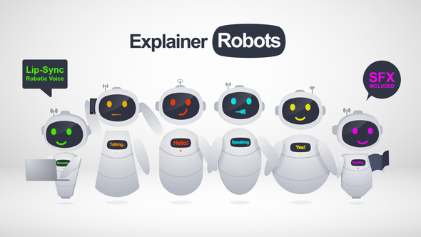 VideoHive Explainer Robots 29969888