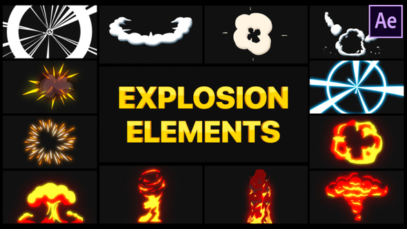 VideoHive Explosion Elements | After Effects 28491064